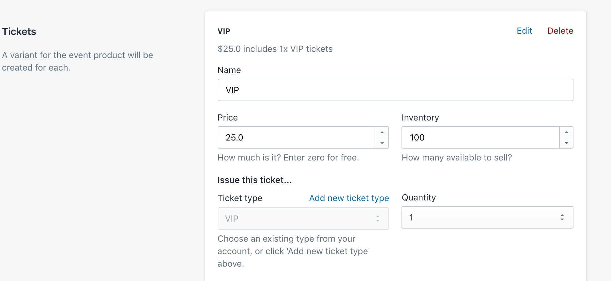 sell tickets on shopify store